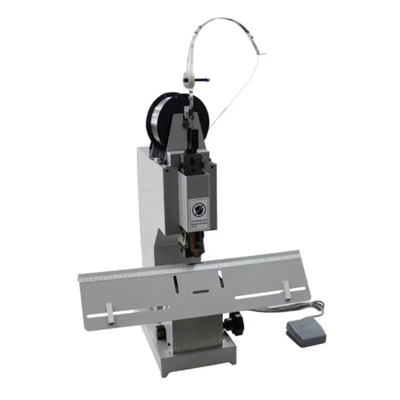 

factory direct sales Desktop Single Head Book Wire Saddle Flat Making Machine