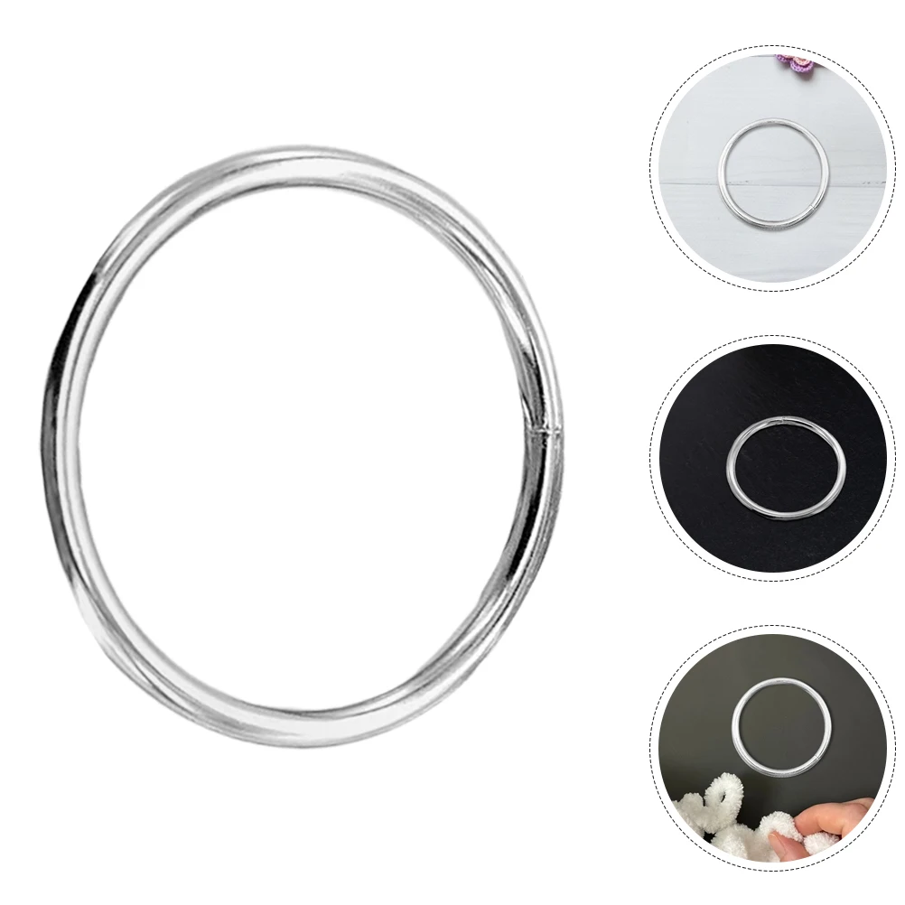 

20Pcs Metal Rings Hoops Reliable Macrame Craft Dreamcatcher Floral Hanging Wreath DIY Decoration Metal Craft Hoops for Home