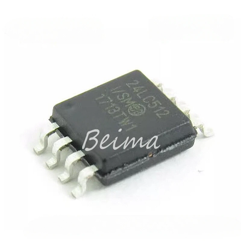 (10 pieces) 100% new 24LC512-I/SM 24LC512 SOP-8 512KB memory 5.2mm