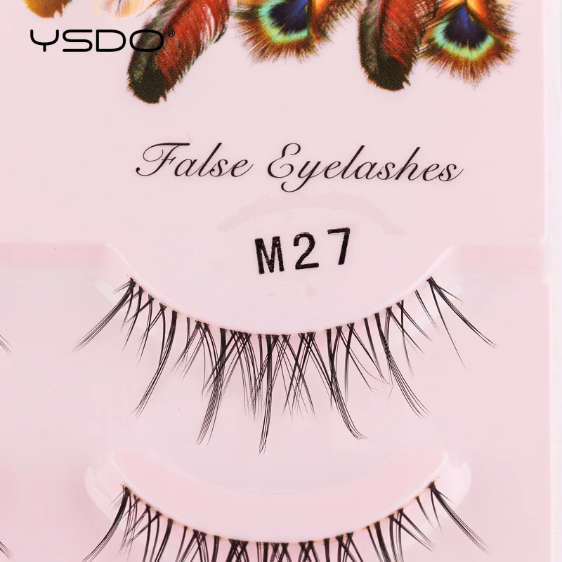 Shidishangpin 3/5 pares mangá cílios postiços cruz anime cosplay cílios cravejados naturalmente macios maquiagem coreana extensão de cílios