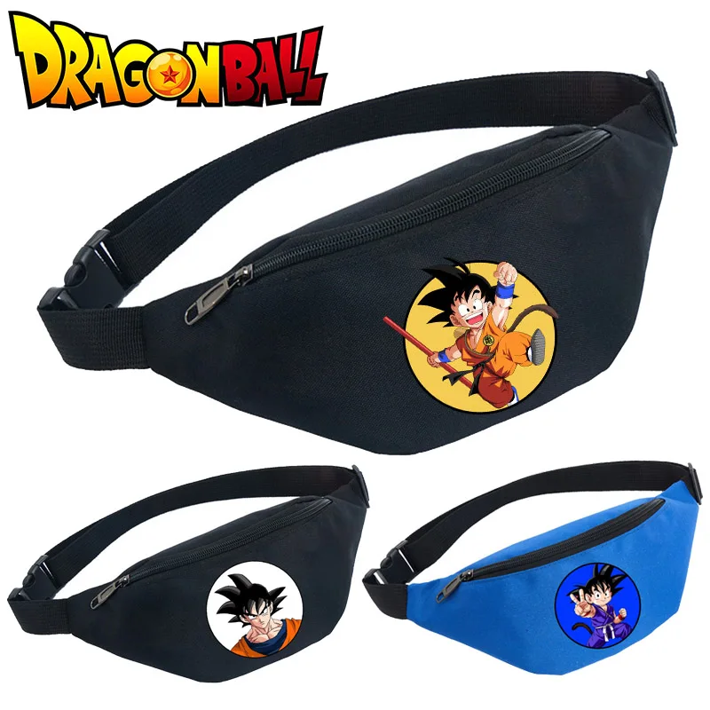 남성용 드래곤볼 Z 슈퍼 웨이스트 백, 애니메이션 손오공 패니 팩, 크로스바디 백, 야외 스포츠, 힙색, 캐주얼 벨트 파우치 선물 