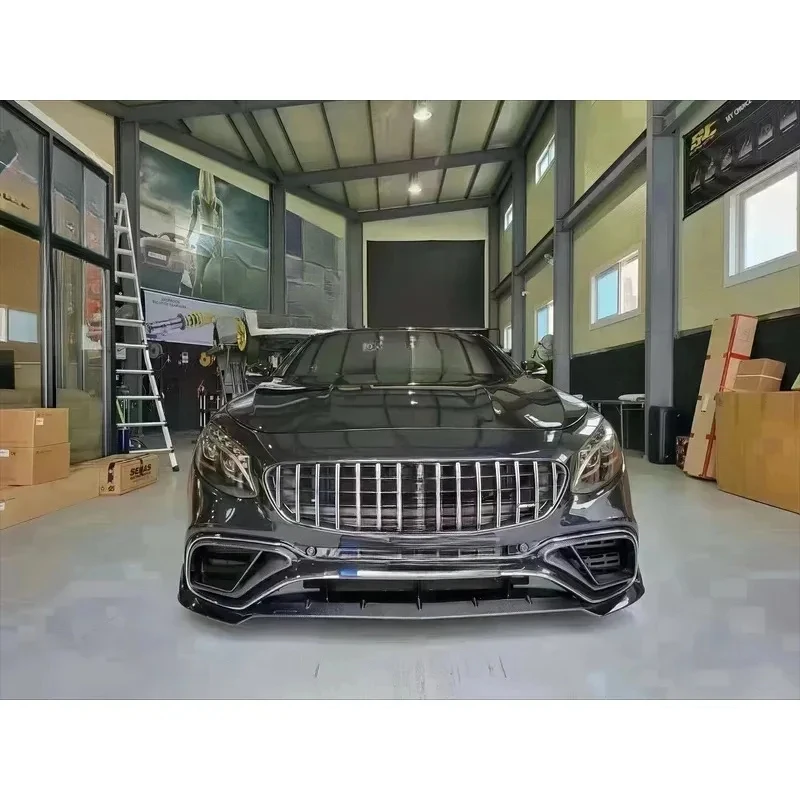 Real Carbon Fiber B Style Bodykit C217 W217 S Coupe Class A217 Convertible S Class