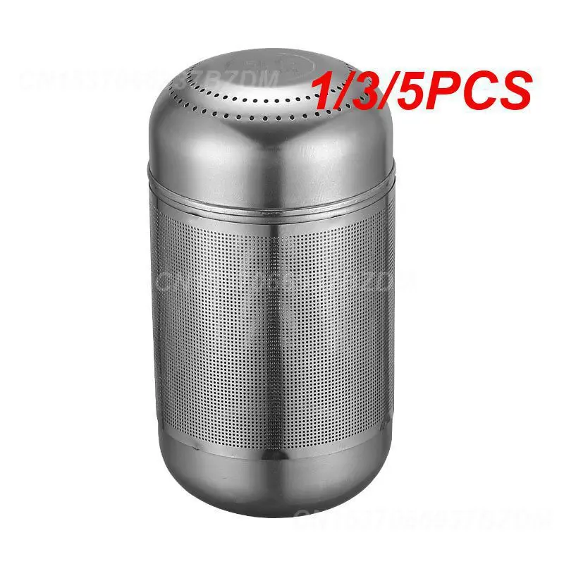 1/3/5PCS Convenient Stainless Steel Tea Maker Sturdy Stainless Steel Tea Filter Ease Of Use Ultra Fine Hole Design