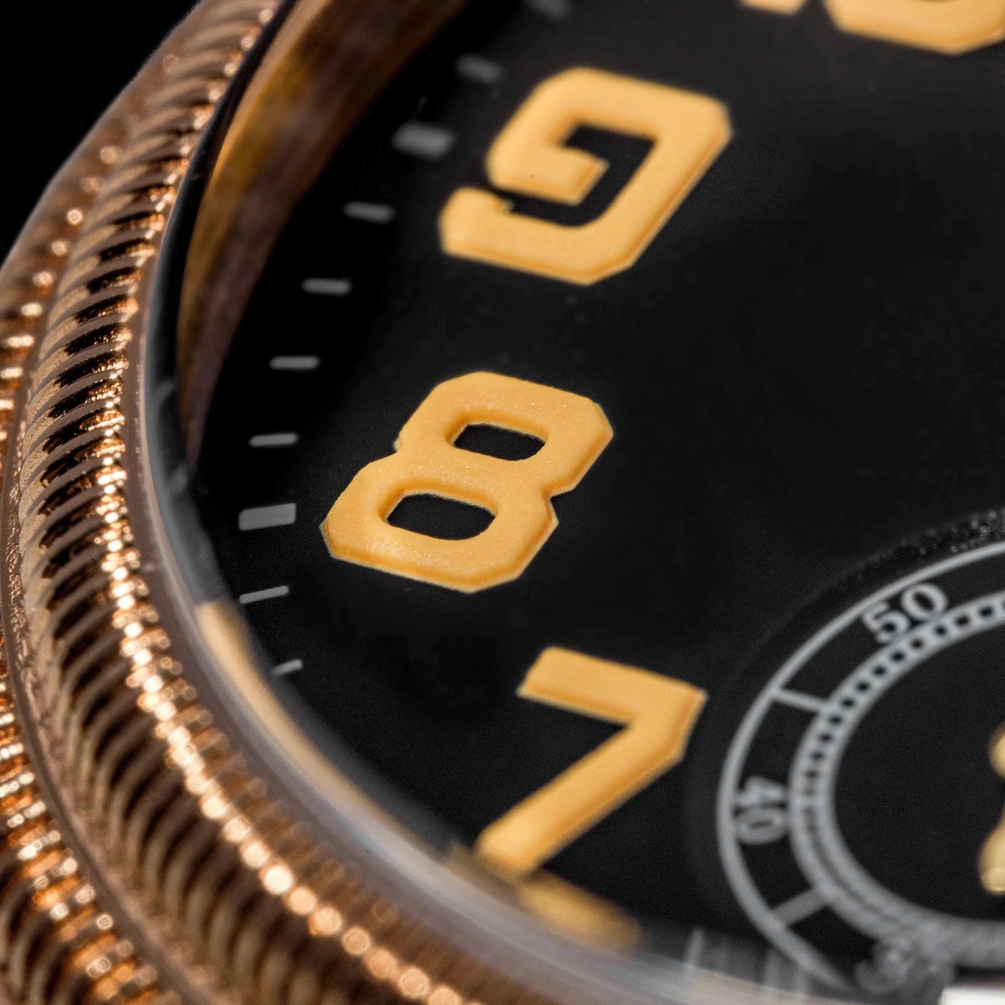 【T013】THORN Uhr 36 mm Durchmesser Vintage Fliegeruhr ST1700 Handaufzug Mechanische Uhrwerkuhr Schweizer Leuchtkraft – Detail 36