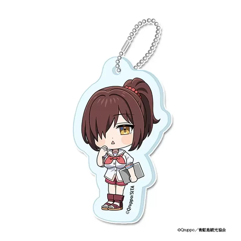 لعبة Nukitashi سلسلة مفاتيح مصنوعة من الأكريليك قلادة حقيبة سيارة المفاتيح الهاتف الخليوي قلادة الحاضر هدايا مهرجان Firend