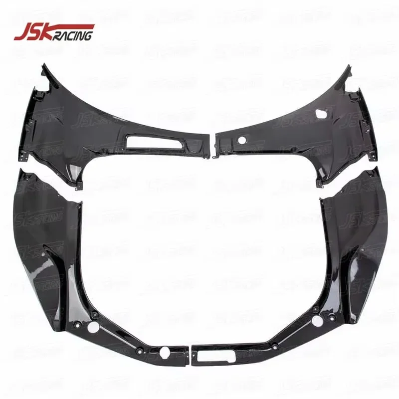 CARBON FIBER FRONT TRUNK LID KITS (4 PCS) LHD for FERRAR 488 GTB SPIDER