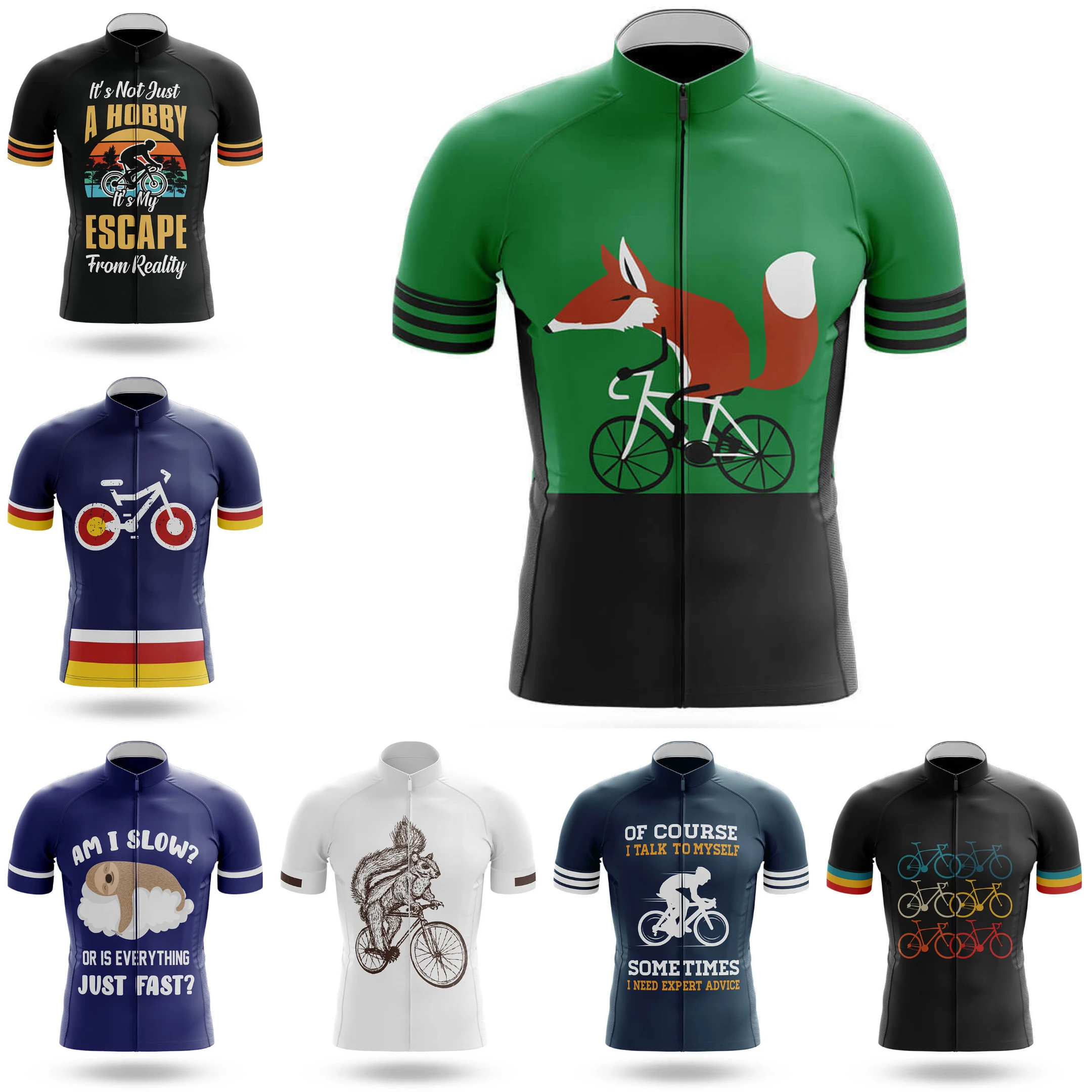 Mountain Biking Colorado - Maillot de ciclismo con estampado de