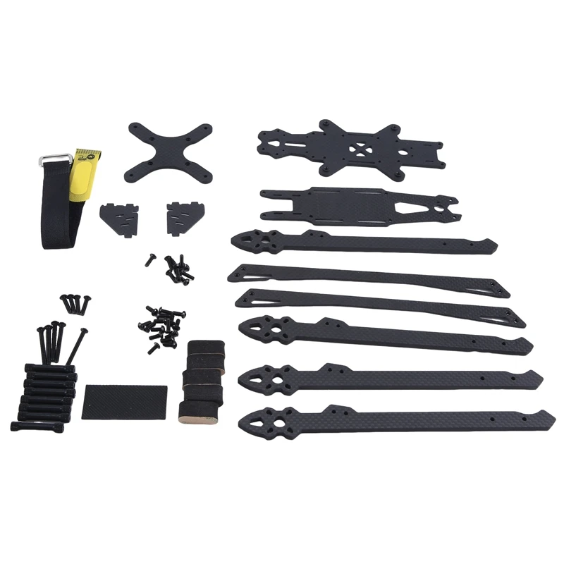 3K كامل ألياف الكربون Truex V2 FPV مجموعات الإطار ، 5 RC ذراع حرة ، طائرة بدون طيار سينمائية طويلة المدى