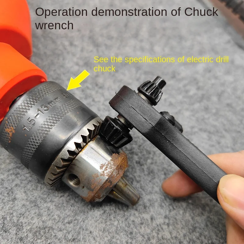 Imagem -04 - Chave Chuck Especial para Brocas Elétricas de Poupança de Trabalho em Montagem Catraca Três Bloqueio Maxila Pistola Broca Acessórios