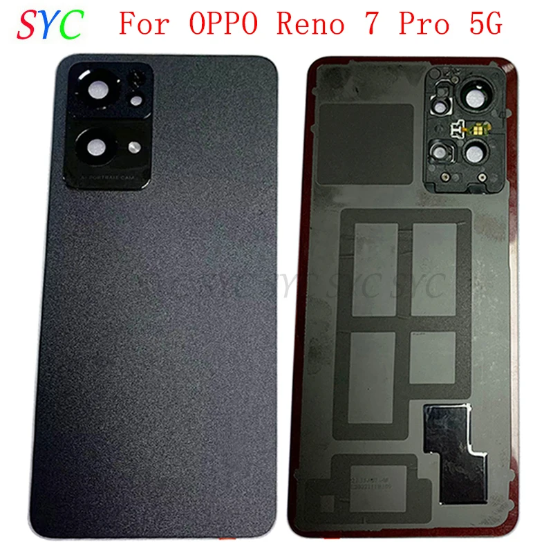 

Original Rear Door Battery Cover Housing Case For OPPO Reno 7 Pro 5G Back Cover with Camera Lens Logo Repair Parts