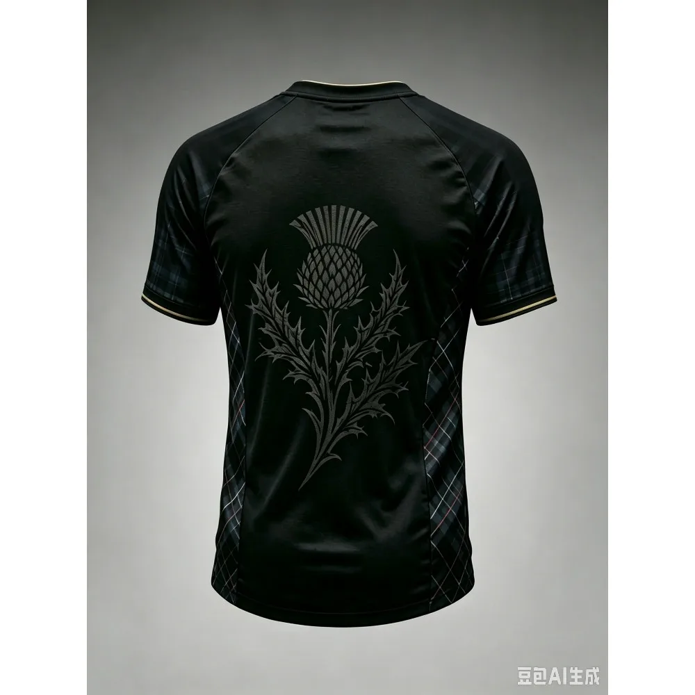 2026 Summer Men's Scotland Top with Saltire Flag  Print Unique Atmospheric Graphic Tee Breathable Sports Fashion Tee