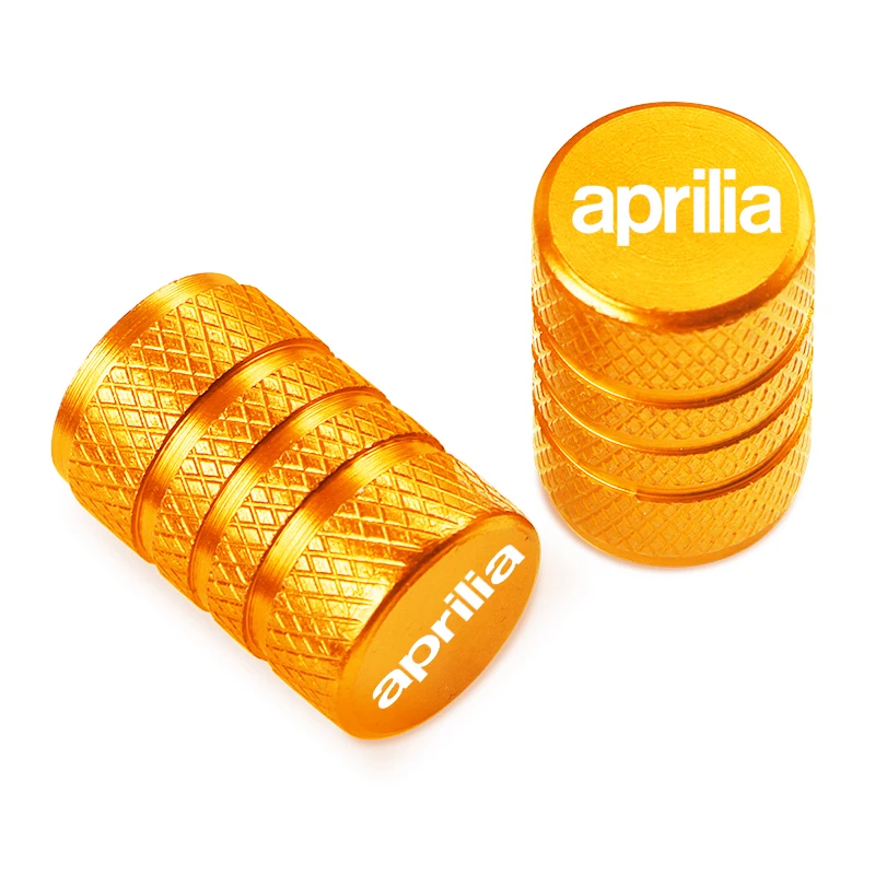 Wheel Tire Valve Stem Caps Airtight Covers For Aprilia RSV4 RSV1000/R Caponord 1200 Dorsoduro 750 Shiver Tuono 1000/R V4R