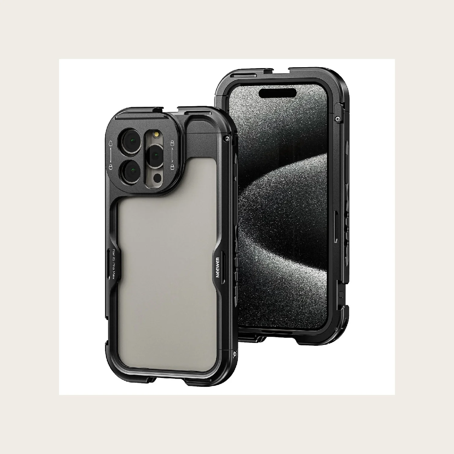 neewer-15-pro-15-pro-max-cage-[2nd-generation]-quick-release-design-video-rig-phone-stabilizer-with-67mm-filter-adapter