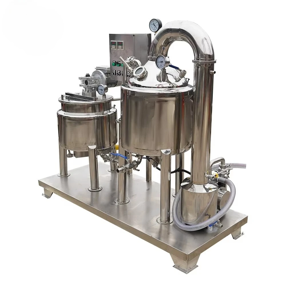0.5 Ton Honey Preheating Mixing Filtering Concentrating Honey Processing Machine