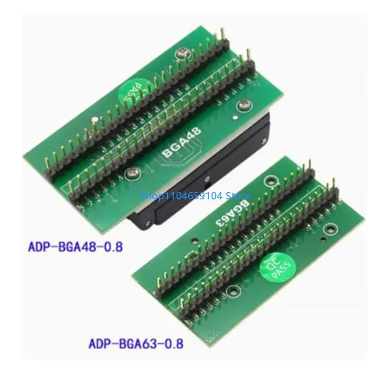 BGA48 DIP48 BGA63-DIP48 adaptador 2 en 1 BGA48-0.8 BGA63-0.8 Espaciado 0,8 mm
