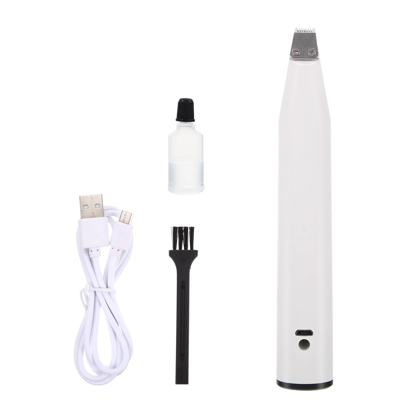 

1Set Pet Hair Trimmer Electric USB Rechargeable Low Noise Grooming Tool for Dog Hair Remover Strong Motor