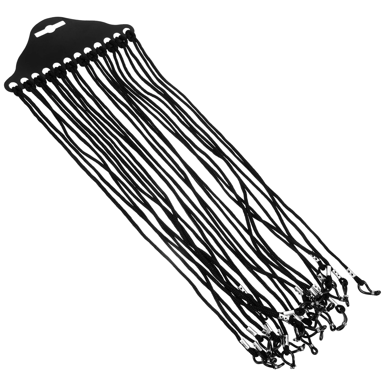 12 шт. черный прочный противоскользящий шнур для солнцезащитных очков для очков для чтения для женщин и мужчин длительное использование