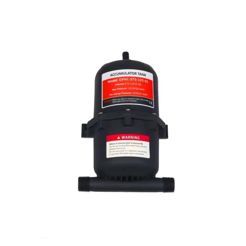 Bomba de diafragma eléctrica de 12V y 0,75l, tanque acumulador de agua RV personalizable para agua limpia para uso marino en caravanas