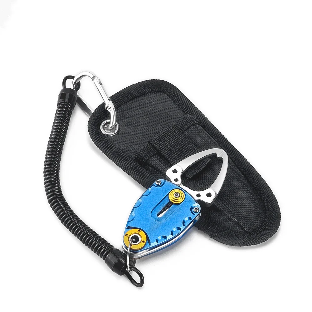 DNDYUJU Outdoor Tragbare Schloss Angeln Grip Fisch Lip Clip Klapp Greifer Ultra Licht Gewicht Mit Retention Seil Angelgerät – Detail 6