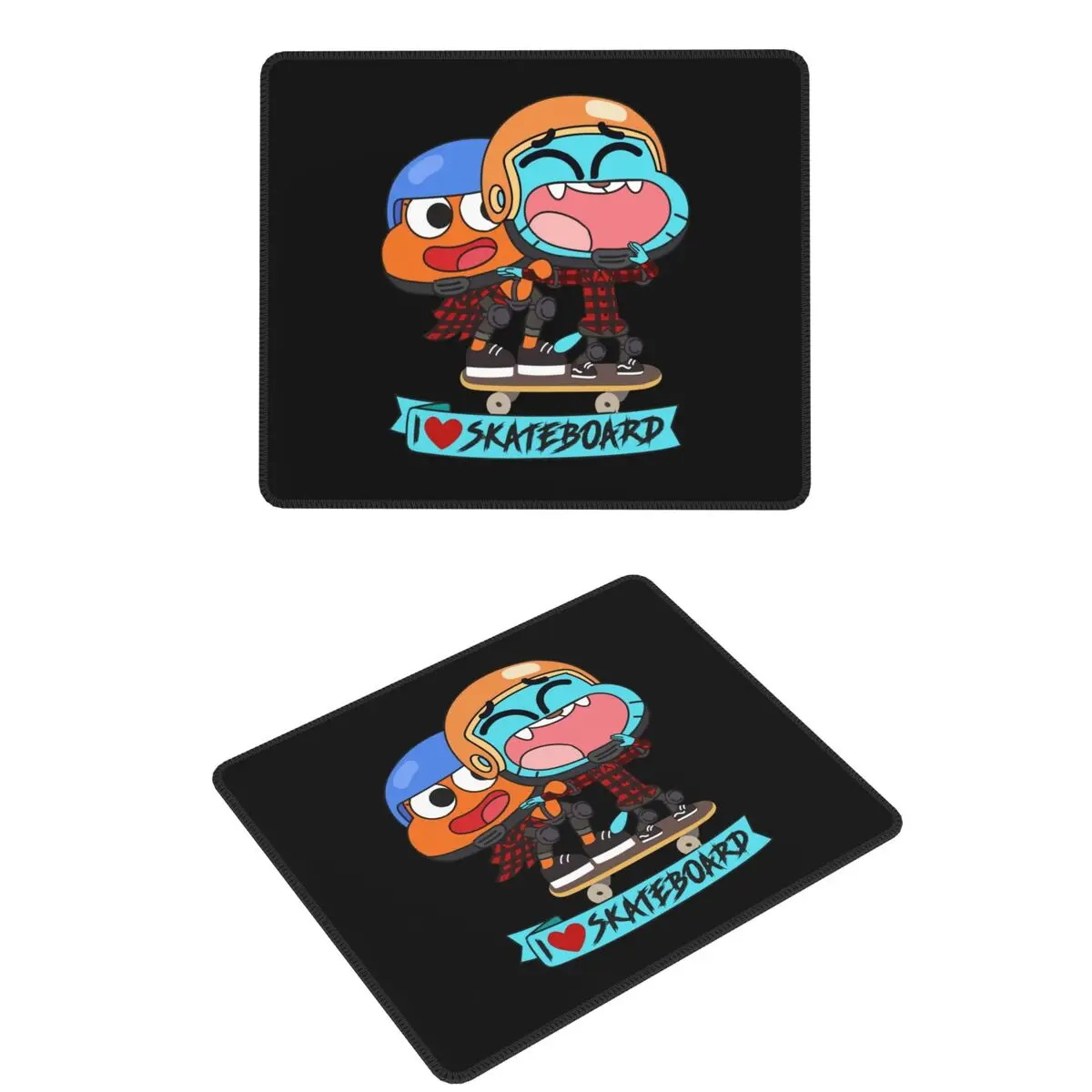 

Gumball Darwin Skate Mouse Pad Computer Keyboard Mouse Mat Gaming PC Desk Mat Office Accessories Table Mats