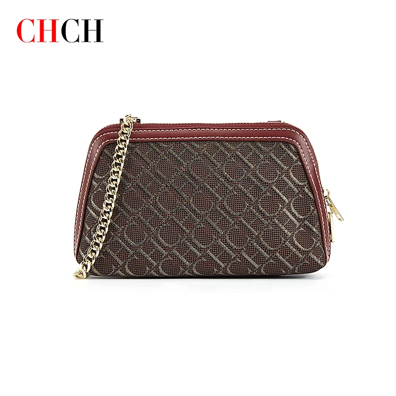 CHCH Shoulder Bag Fashion Retro Messenger Bag Designer Light Luxury Crossbody Bag Chain Suede Leather Bag Chain Shoulder Bag
