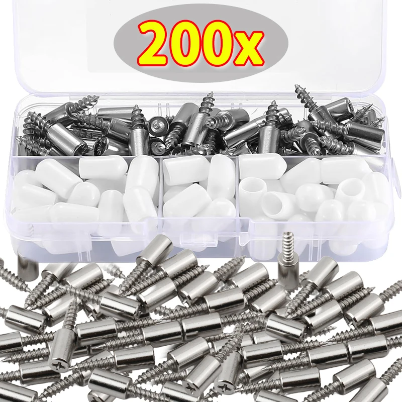 Ze stal krzyżyk nierdzewnej samoczynnie śruba gwintująca z gumowym rękawem laminat wspornik szafa szafka szklana twarda antypoślizgowa przegroda gwoździe