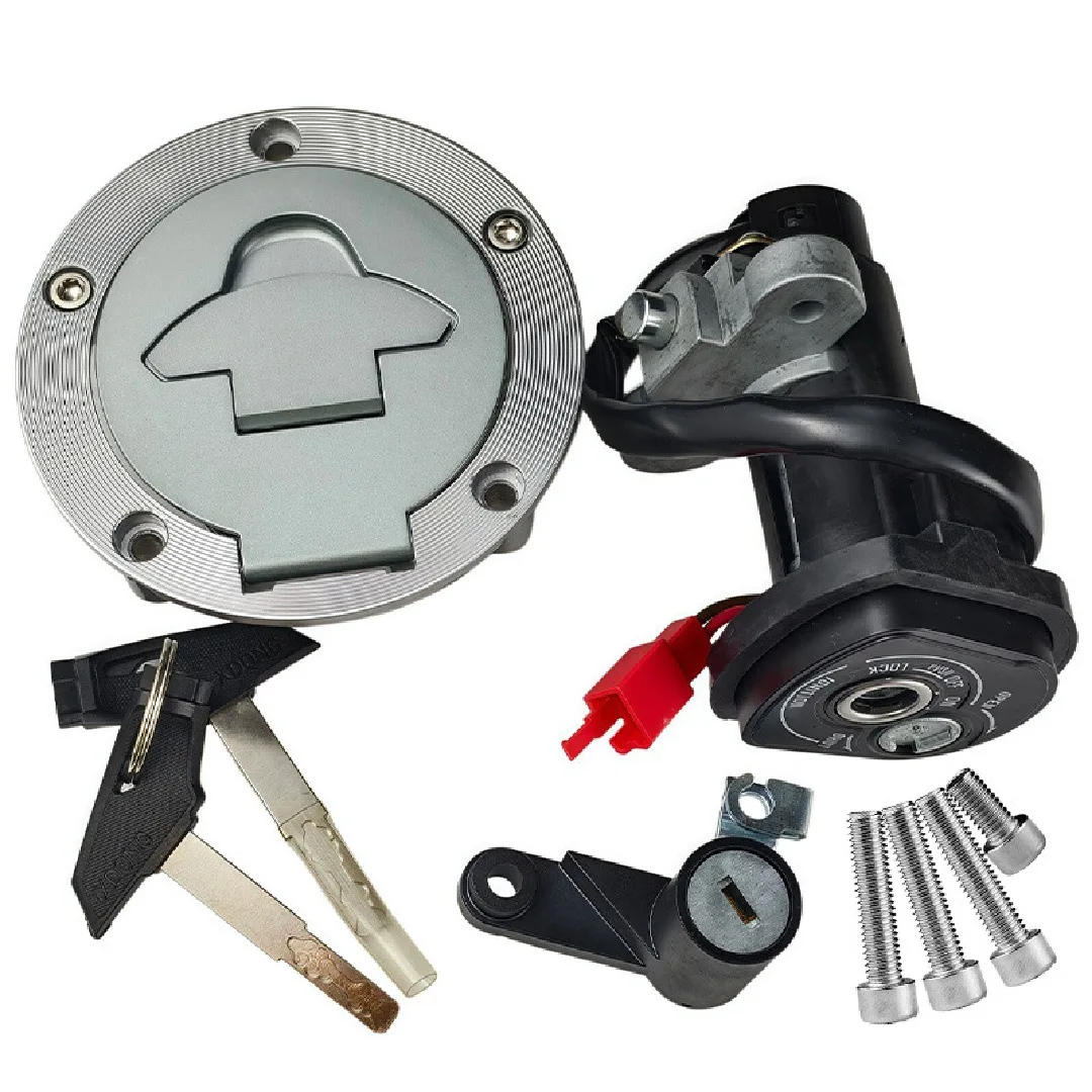 Motorcycle modification accessories R15 V3 set lock electric door lock seat cushion lock fuel tank cover key combination set view 4