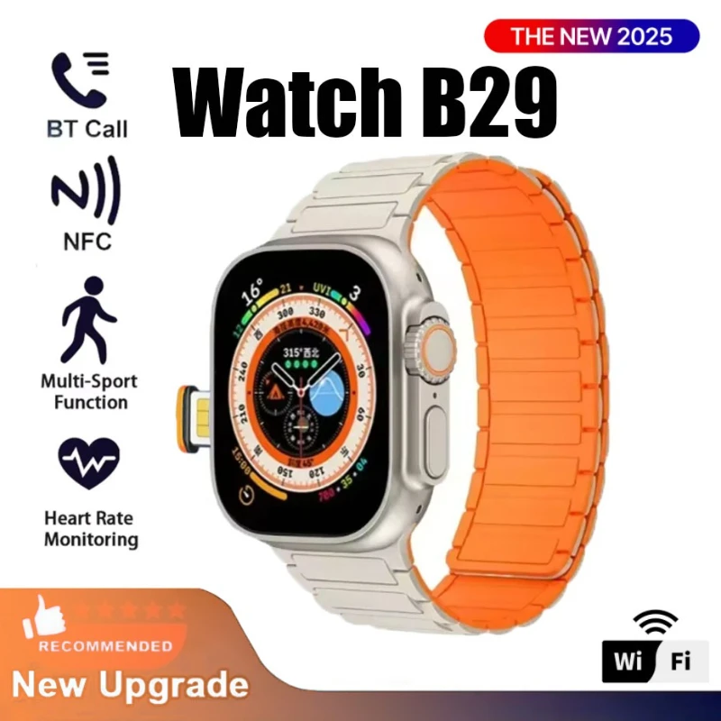 

Новые умные часы 4G All Network B29 поддерживает управление Android S10, система GPS, карта Google Play, шагомер, трекер сна, SIM-карта