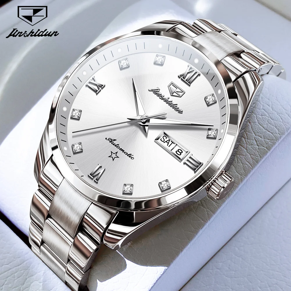 JSDUN Casual Fashion Male Watch New Original Waterproof Men\'s Wrist Watches High Quality Luxury Automatic Mechanical Men Watch