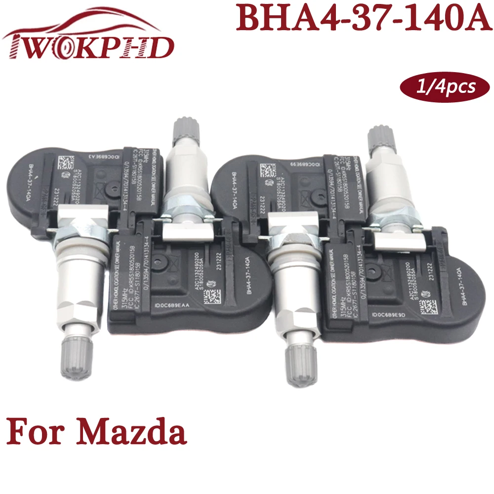 Car TPMS BHA4-37-140A Tire Pressure Sensor Monitor Systems for Mazda 2 3 5 6 CX-3 CX-5 CX-7 CX-9 MX-5 Miata 2.0L 2.5L 315MHz