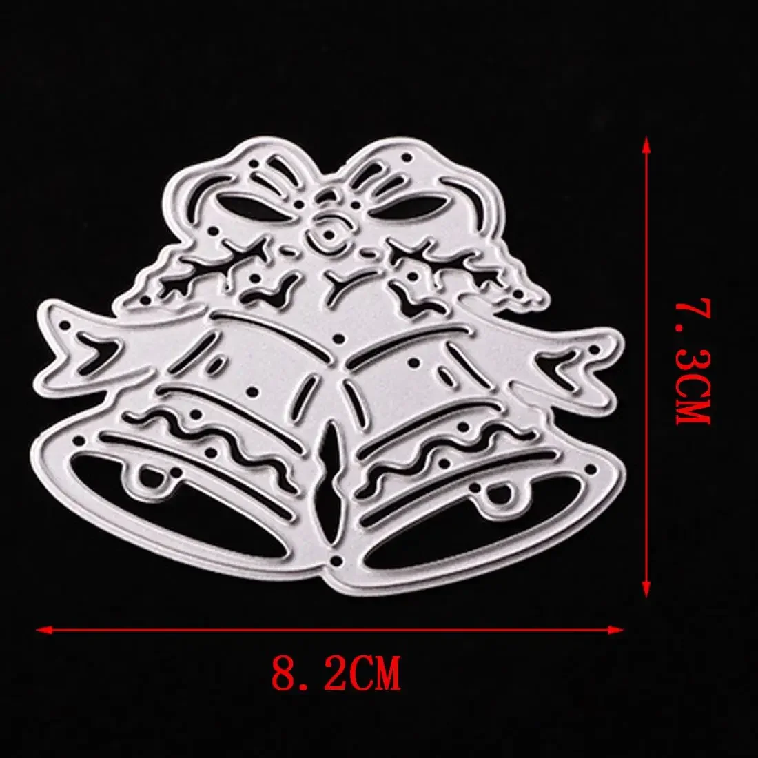 Metal Cutting Dies Christmas Jingle Bell DIY Stencil Decorative Scrapbooking Craft