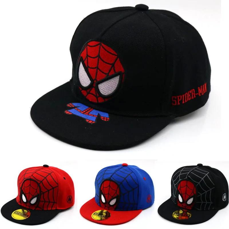 Spider Man 3-7 Jaar Kids Cap Superheld Peter Parker Jongens En Meisjes Baseballpet Outdoor Zonnehoed Strand Hoed