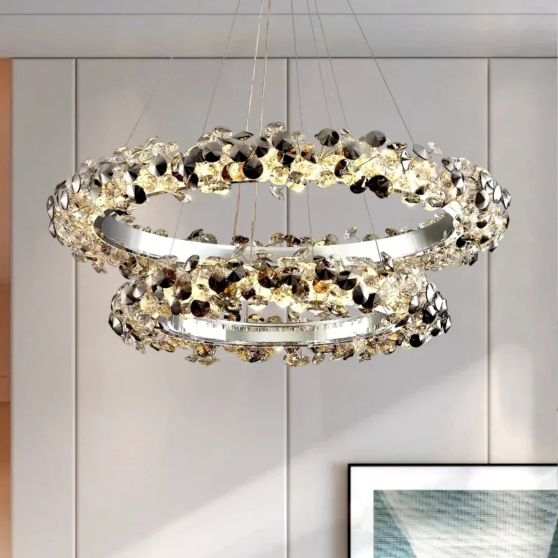 YECTSKI Modern light luxury Dining room chandelier lighting Ceiling lamps hanging light led chandeliers for the living room indo