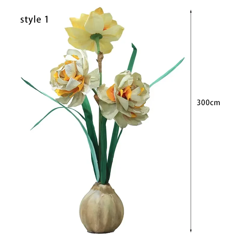 Hot Selling Personalized Giant Artificial Paper Flowers Factory Price Wedding and Window Decorations Party Ornaments