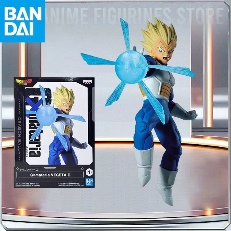 

BANDAI Genuine Banpresto Dragon Ball Z GXmateria Vegeta II Super Saiyan Anime Action Figures Collectible Model Toy Holiday Gift