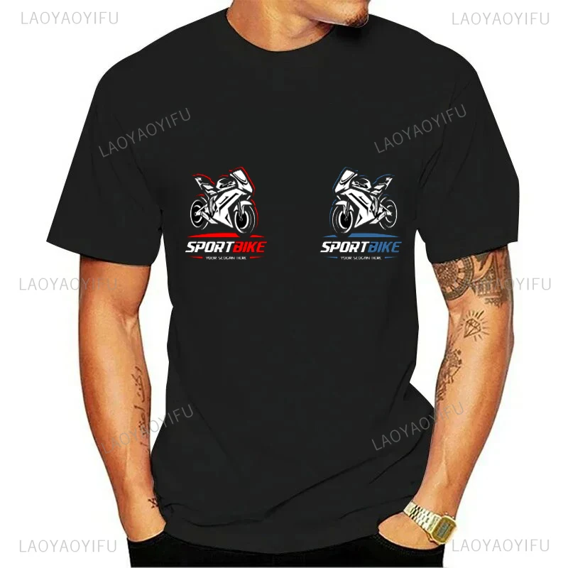 2023 Hot Sale New Fashion Casual Men T-shirt  for Motorcycle Printed  Top Classic