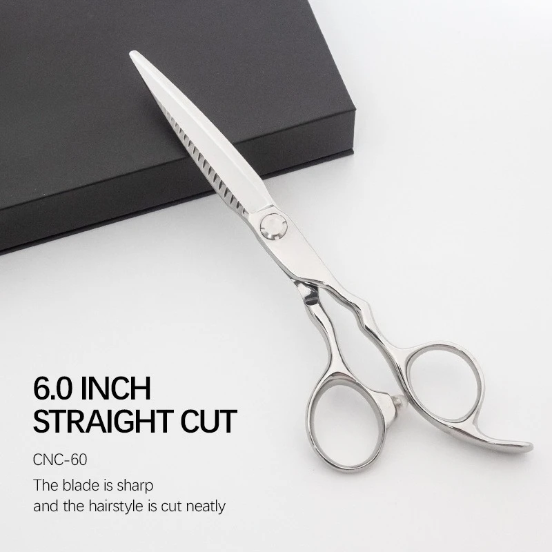 6.0 Inch  Hair Cutting Scissors, Barber Shears, Hairdressing Scissors, Salon Stylist Scissors, Home Use, Sharp and Durable