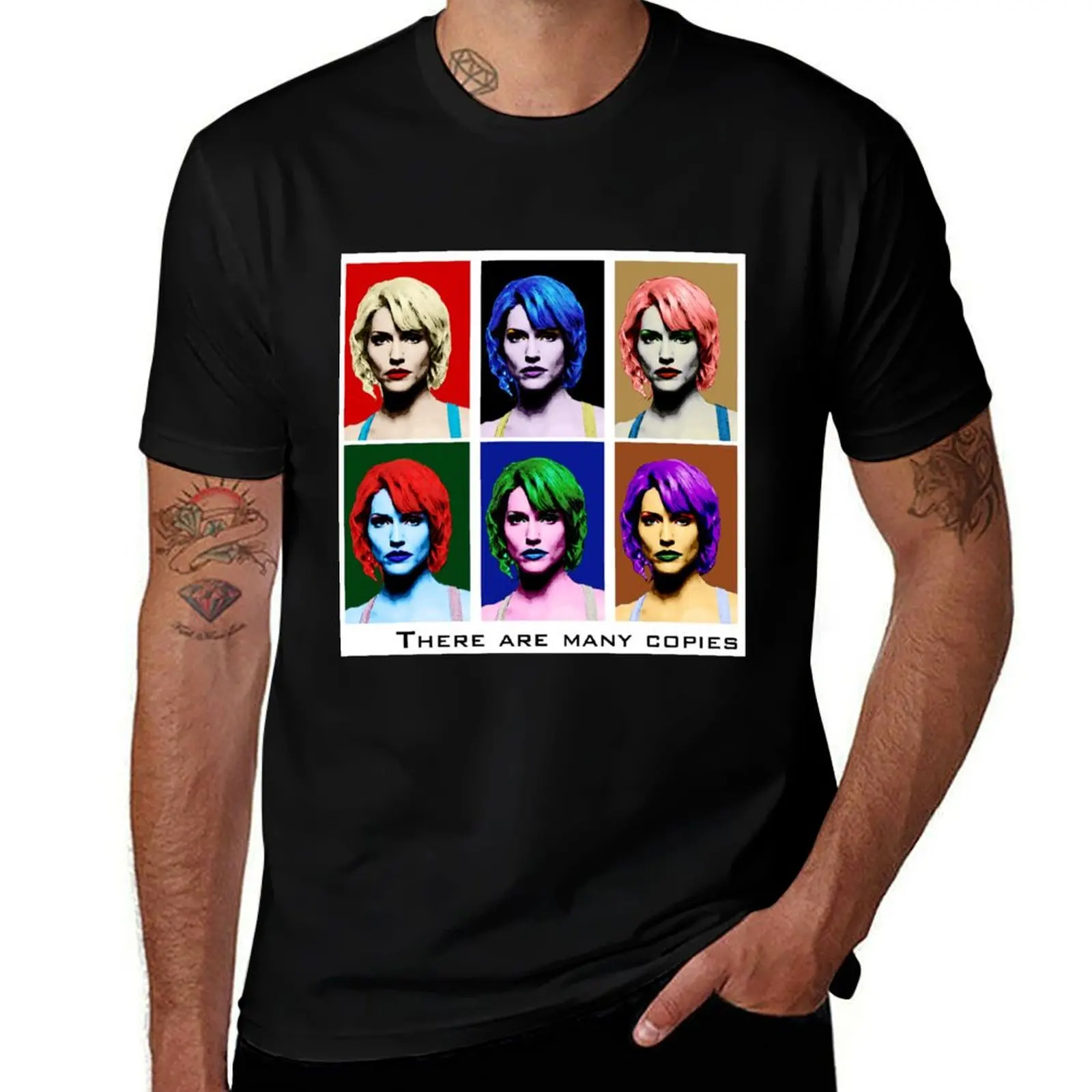 

Warhol Cylon T-Shirt anime tshirt graphic t shirts for man T-Shirt