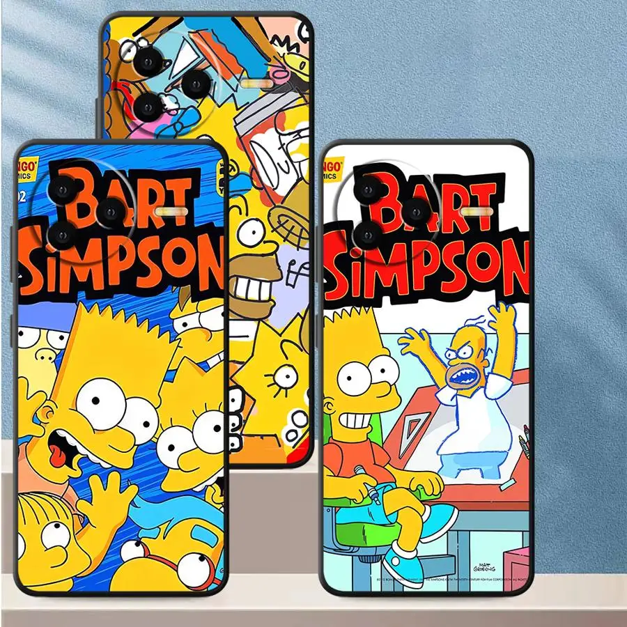 Soft Back Phone Cover Case for Xiaomi Redmi 9A 9C 12 10 13C 12C 9T A5 A1 A2 Plus K40 K50 Gaming K60 The Simpson Family