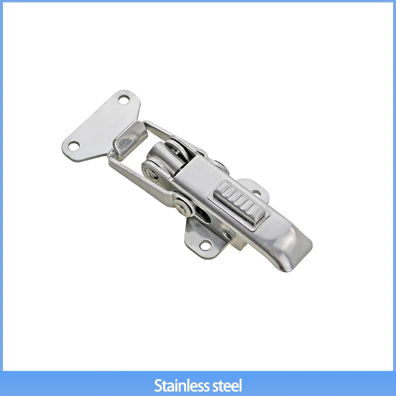 304 Stainless Steel Box Latch Spring Duckbill Lock Secure Automobile Carriage Hardware Toolbox Lock Industrial Electrical