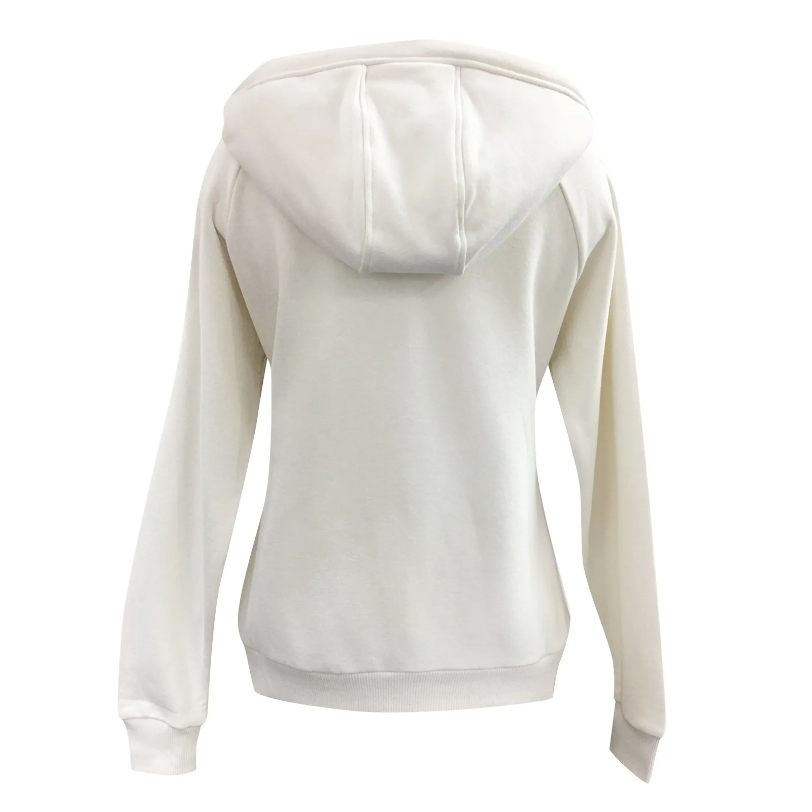 Long Sleeve Solid Color Coat Women Fashion Solid Jacket Zipper Pocket Sweatshirt Autumn Winter Daily Comfortable Jacket Pullover