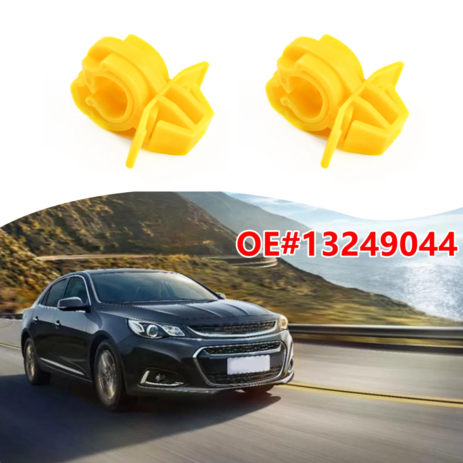 

2X For Opel Corsa D/E Bonnet Stay Clips Plastic Holders Support Strut Rod Retaining Rod Plastic Auto Fastener 13249044 1180938