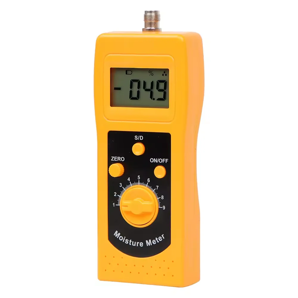 Digital DM300 Series Moisture Meter Testing 0~90% Soil  Coal  Silver Sand Humidity Moisture Meter With Backlight