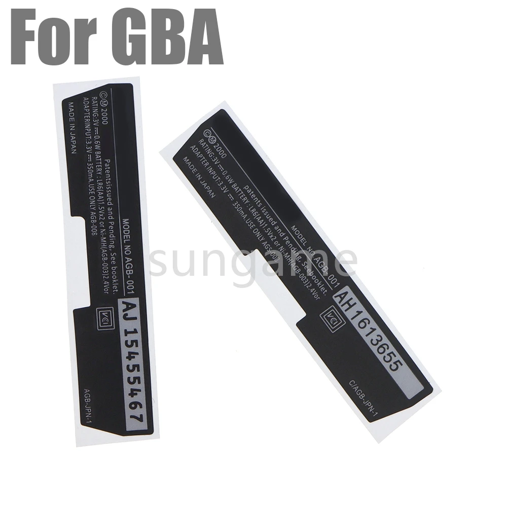 600 Stück neue Etiketten Aufkleber Ersatz für Gameboy Advance für GBA Spielkonsole