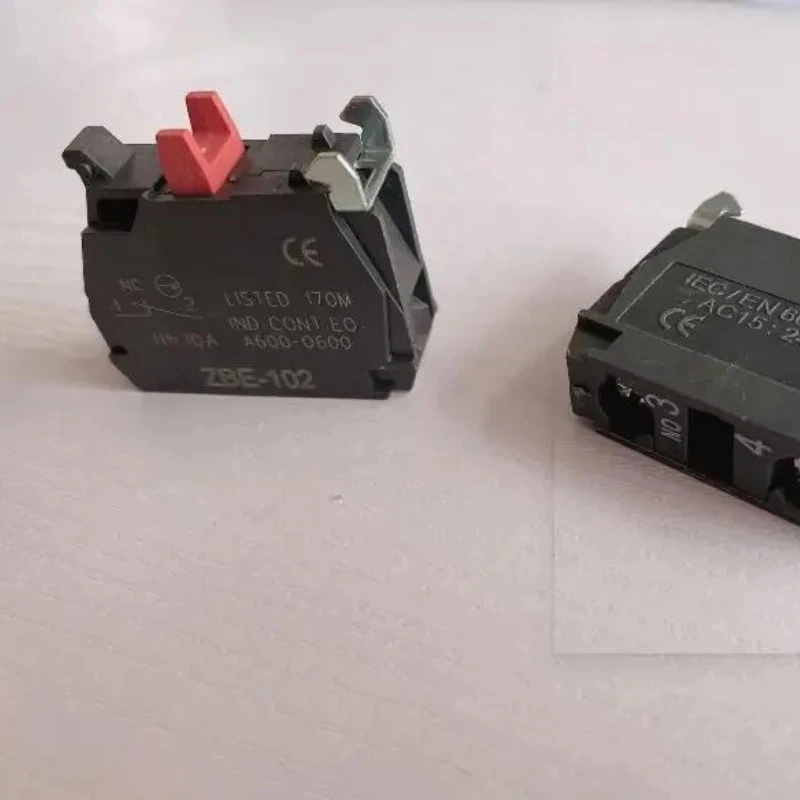 2Pcs New ZBE101Button Switch Contact Block ZBE-101 Fast Processing ZBE-102