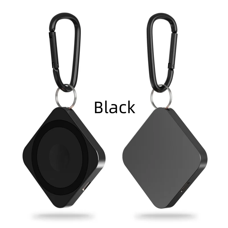 3 in 1 Portable Metal Magnetic Wireless Charger for iPhone 16 15 14 Keychain Type C Lightning Charging Pad for iWatch Airpods