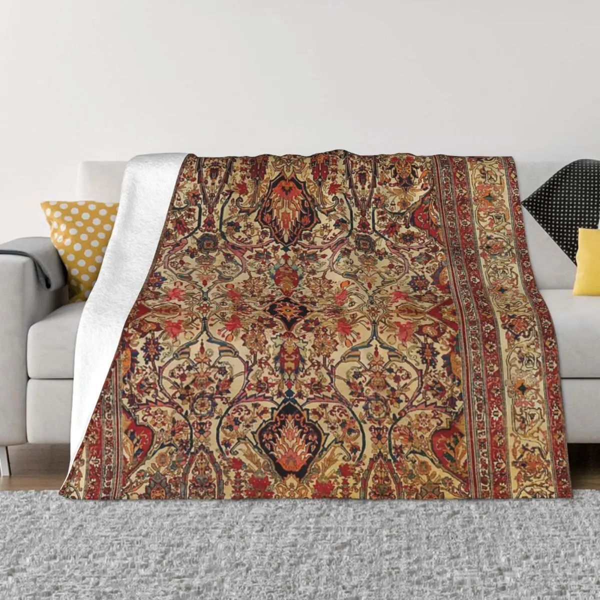 

Lavar Kirman Southeast Persian Rug Print Quilt Blankets Blankets & Throws Blankets And Blankets Throw Blanket