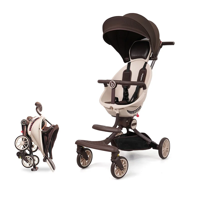

Aluminum Alloy Baby Strollers Compact Lightweight Folding Custom Travel Stroller