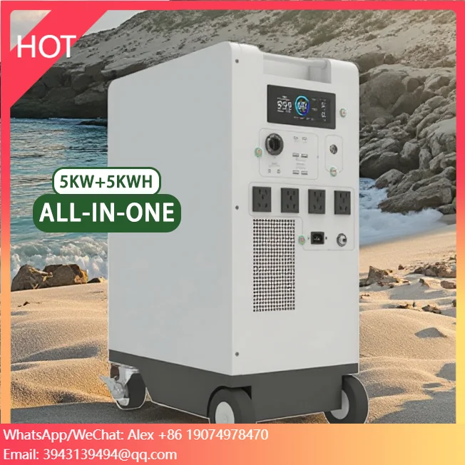 

All-In-One 48V 51.2V Home Use Rechargeable Lithium Ion Battery 5KWH 15KWH Capacity With Built-In 5KW Inverter And BMS