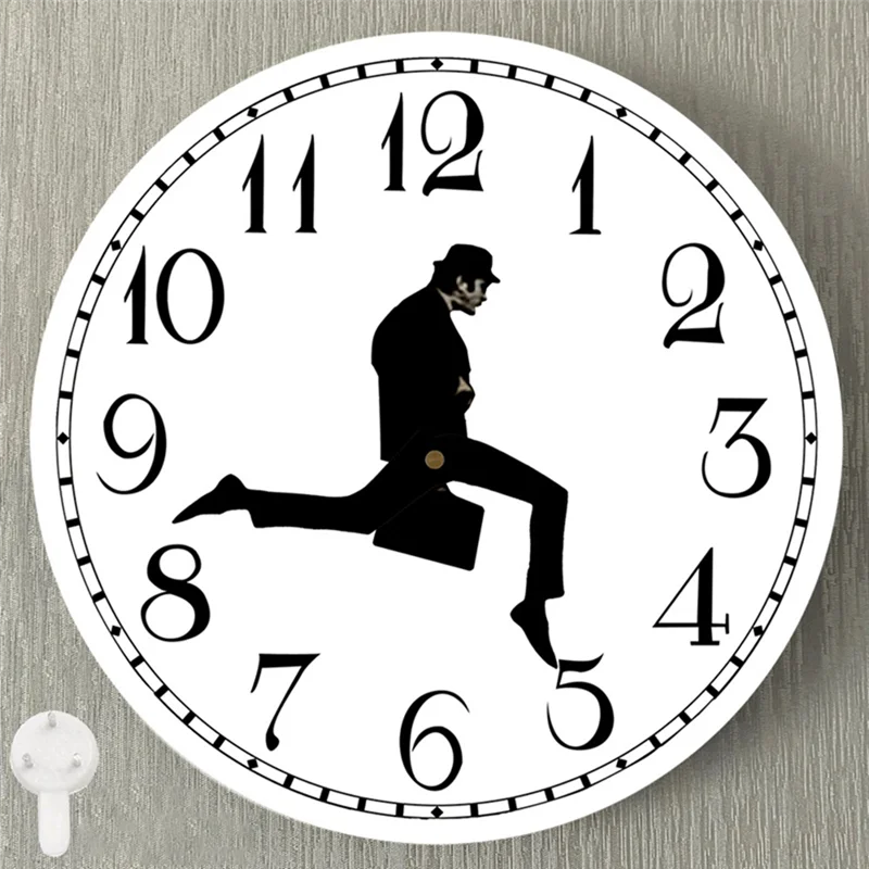 

Часы Spacers, Настенные часы Silly Walk, Интересные настенные часы для спальни, кухни, гостиной, новинка, домашний декор, простая установка C